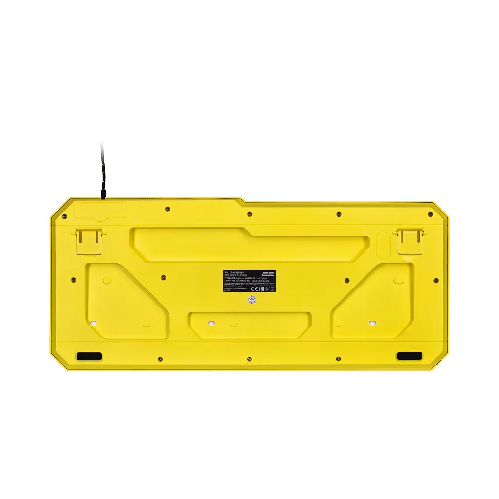 Клавіатура 2E Gaming KG315 RGB USB UA Yellow (2E-KG315UYW) - фото 2
