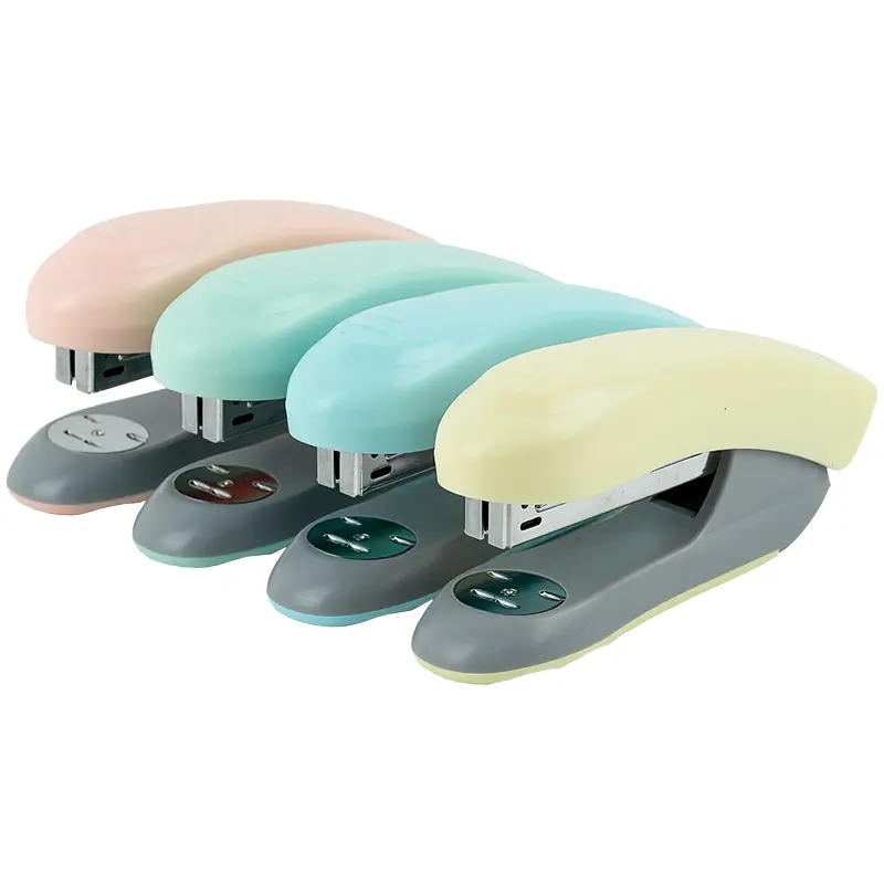 Степлер канцелярський Axent Welle-2 Pastelini №24/6 пластиковий 20 аркушів, рожевий (4820-10-A) - фото 4