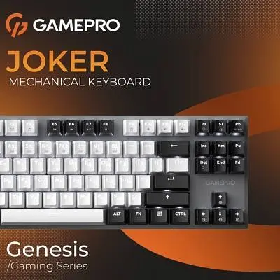 Клавіатура GamePro Genesis Joker (MK124G) Outemu Red Switch USB UA Gray (MK124G) - фото 8