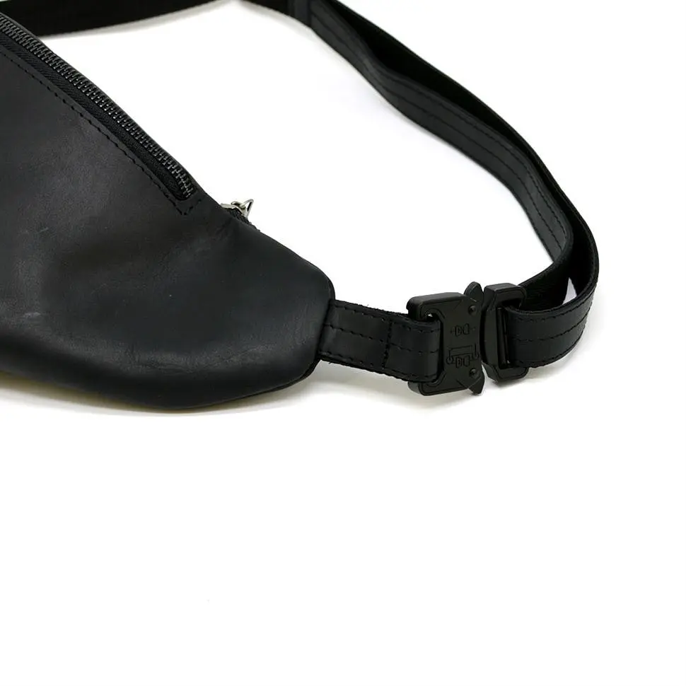 Поясная кожаная сумка TARWA 14х36х8 см sum0025396 - фото 6