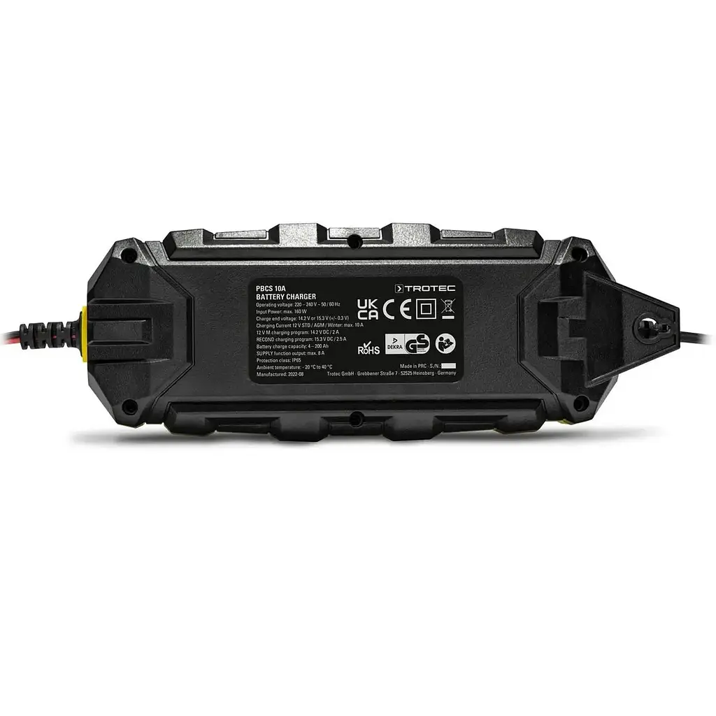 Портативное зарядное устройство для автомобильного аккумулятора Trotec PBCS 10A, 12V, 4-200Ah - фото 2