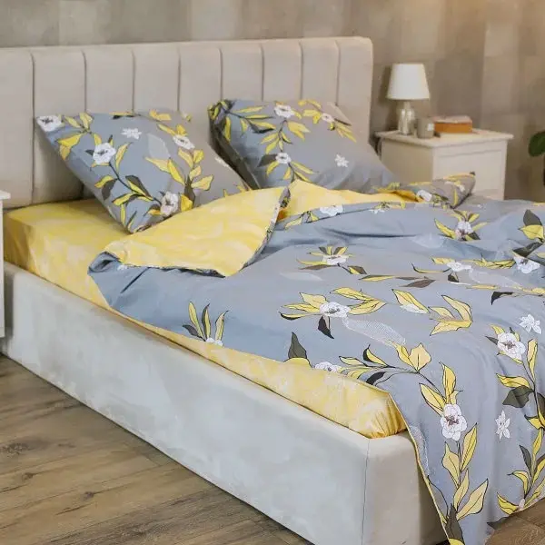 Постільна білизна полуторна Viluta Сатин Twill 606-1-5 210х143 см - фото 4