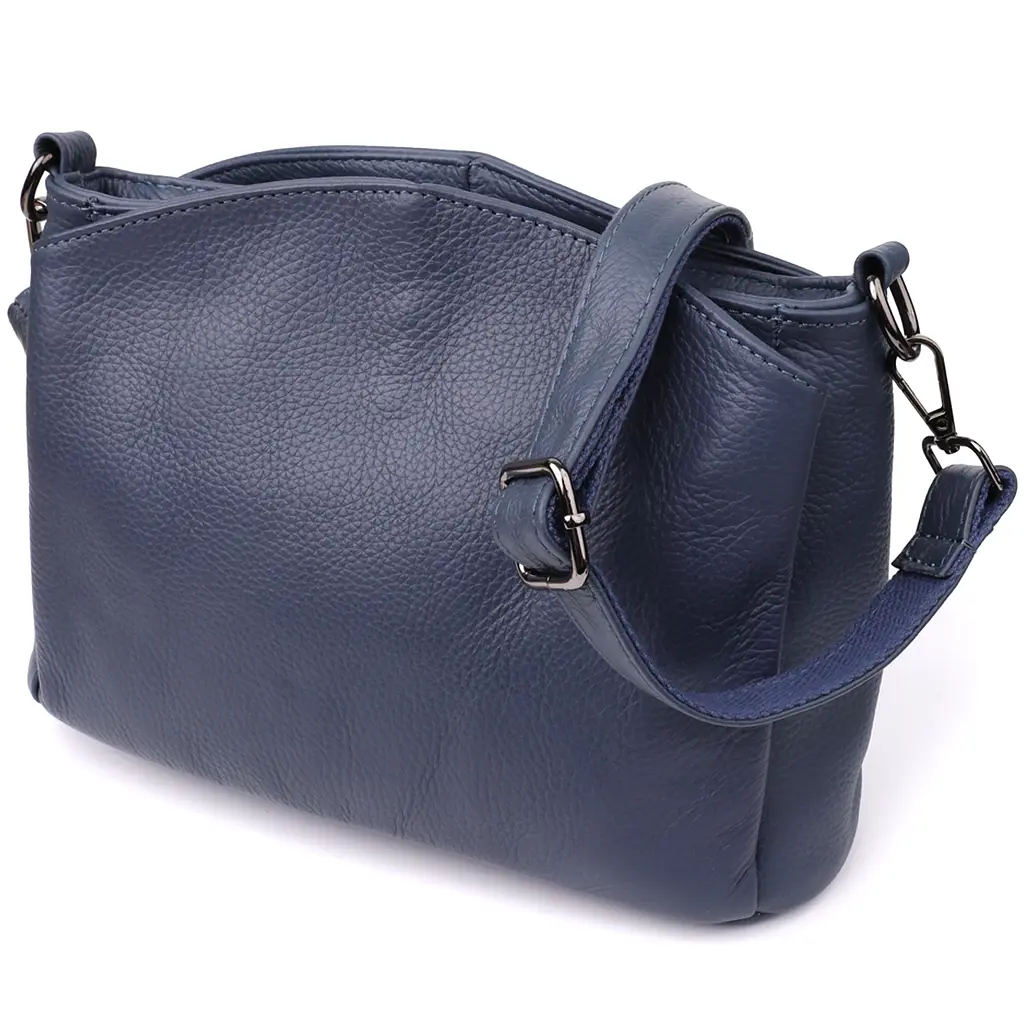 Сумка на плече з натуральної шкіри для жінок Vintage 22х18х11 см 000315856 - фото 5
