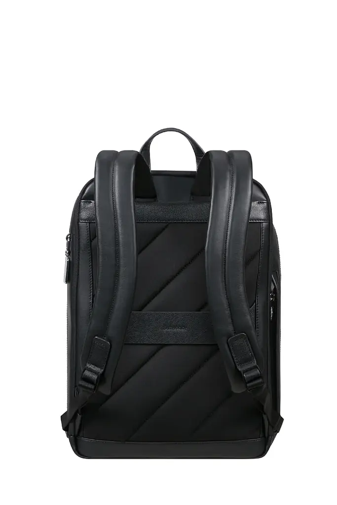 Рюкзак 14,1" Samsonite IMAGE BIZ LEATHER BLACK 38,5x26x13,5 KV2*09002 - фото 2