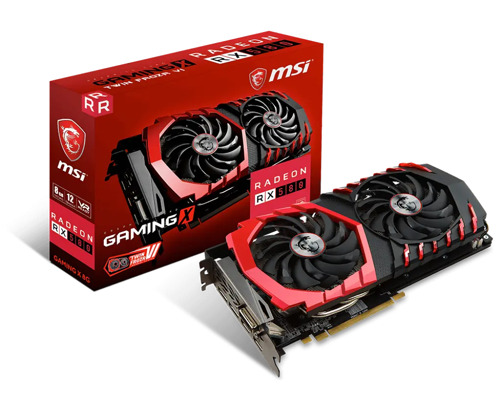 Відеокарта AMD Radeon RX 580 8GB MSI Gaming X (RX 580 GAMING X 8G) Б/В - фото 3
