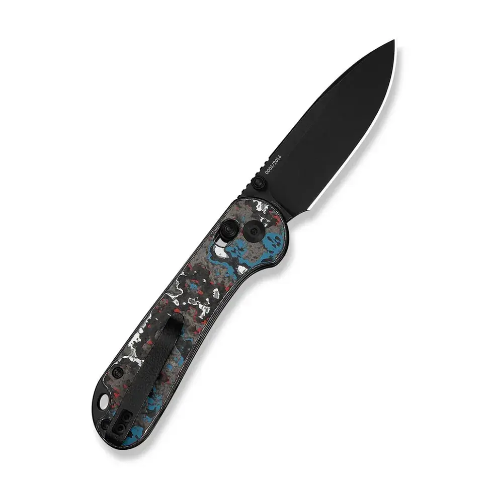 Ніж складаний кишеньковий Civivi Elementum (Crossbar Lock), (7.51 см) CPM S35VN / Nebula FatCarbon Fiber чорний/червоний/синій/білий - фото 2
