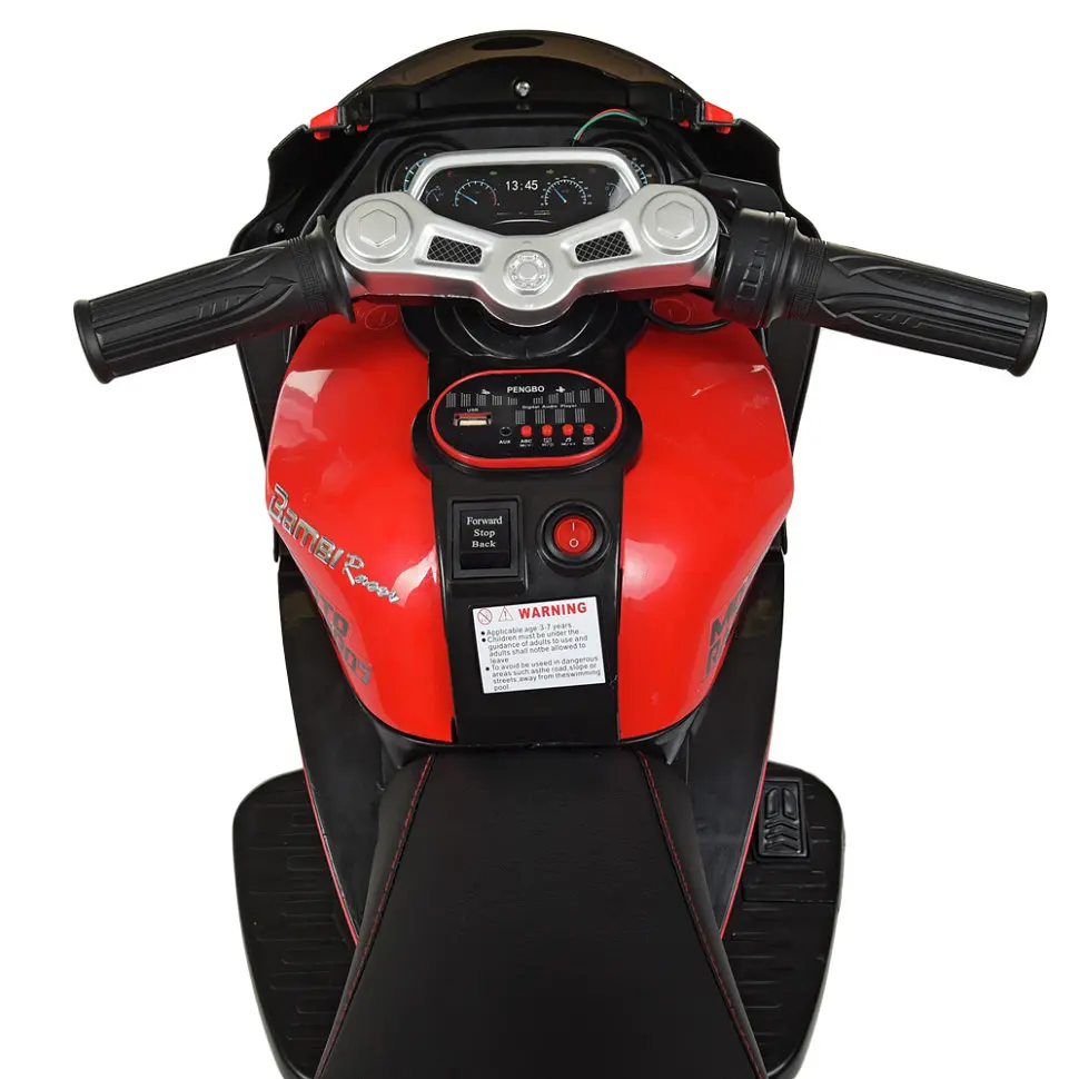 Дитячий електромобіль-мотоцикл Bambi Racer M 4135EL-3 до 30 кг - фото 4