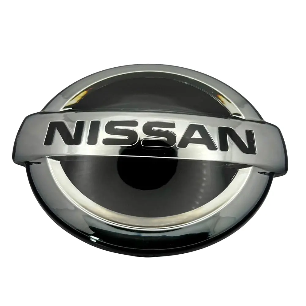Емблема решітки Nissan Rogue, X-Trail 2021-2023 чорна хром 203х152 мм(під радар (OEM: 62890-6RA0A) - фото 3