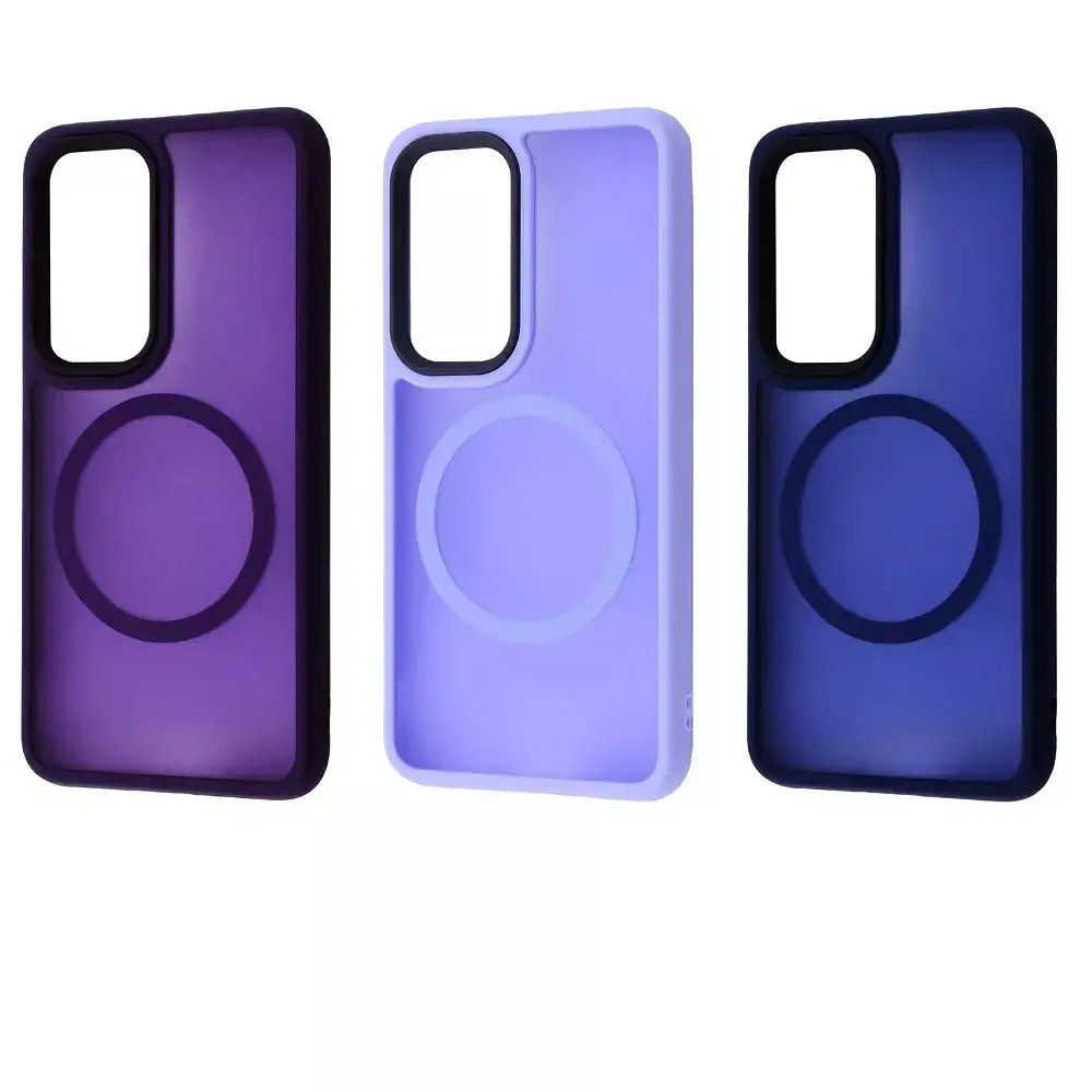 Чохол-накладка Wave Matte Insane Case with Magnetic Ring для Samsung Galaxy S24 SM-S921 Midnight Blue - фото 2