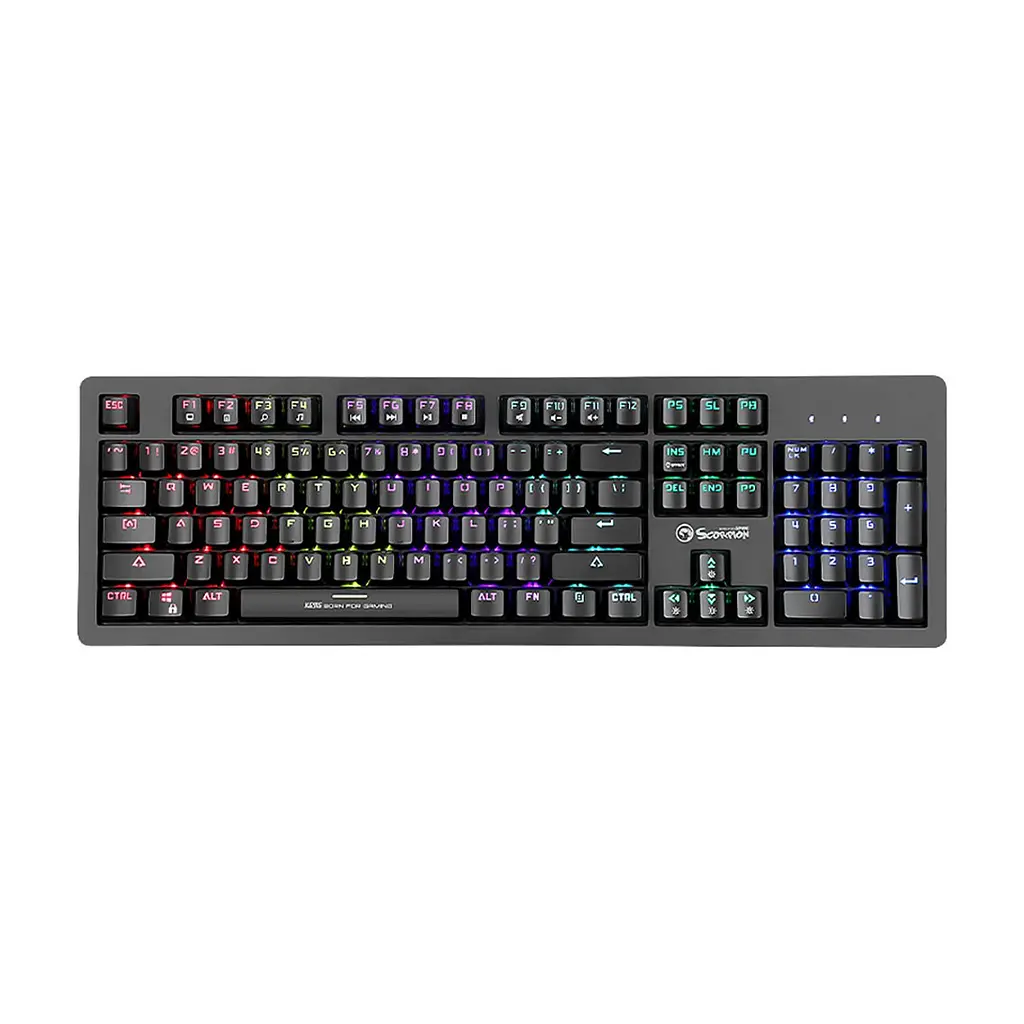 Клавіатура Marvo KG916 Multi-LED Mechanical Blue Switch USB (KG916)