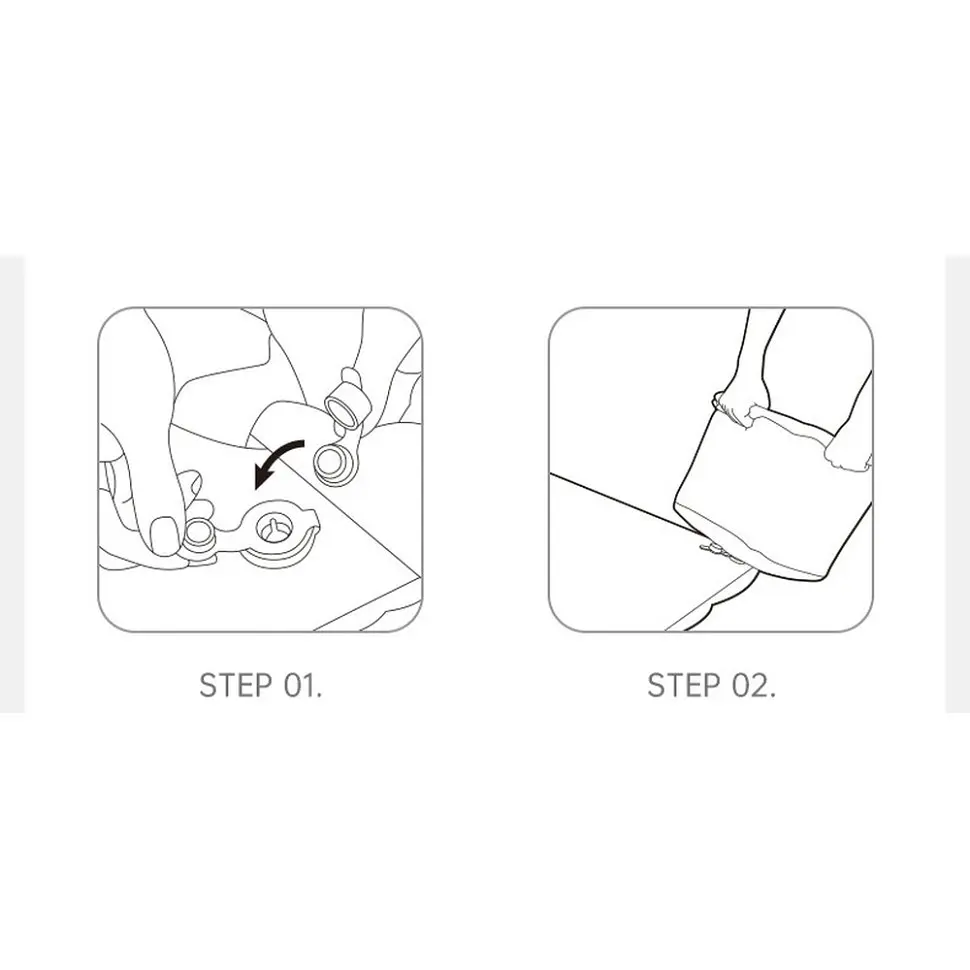 Матрас двухместный Naturehike CNK2550WS019 (65 мм) с мешком для надувания Синий - фото 10