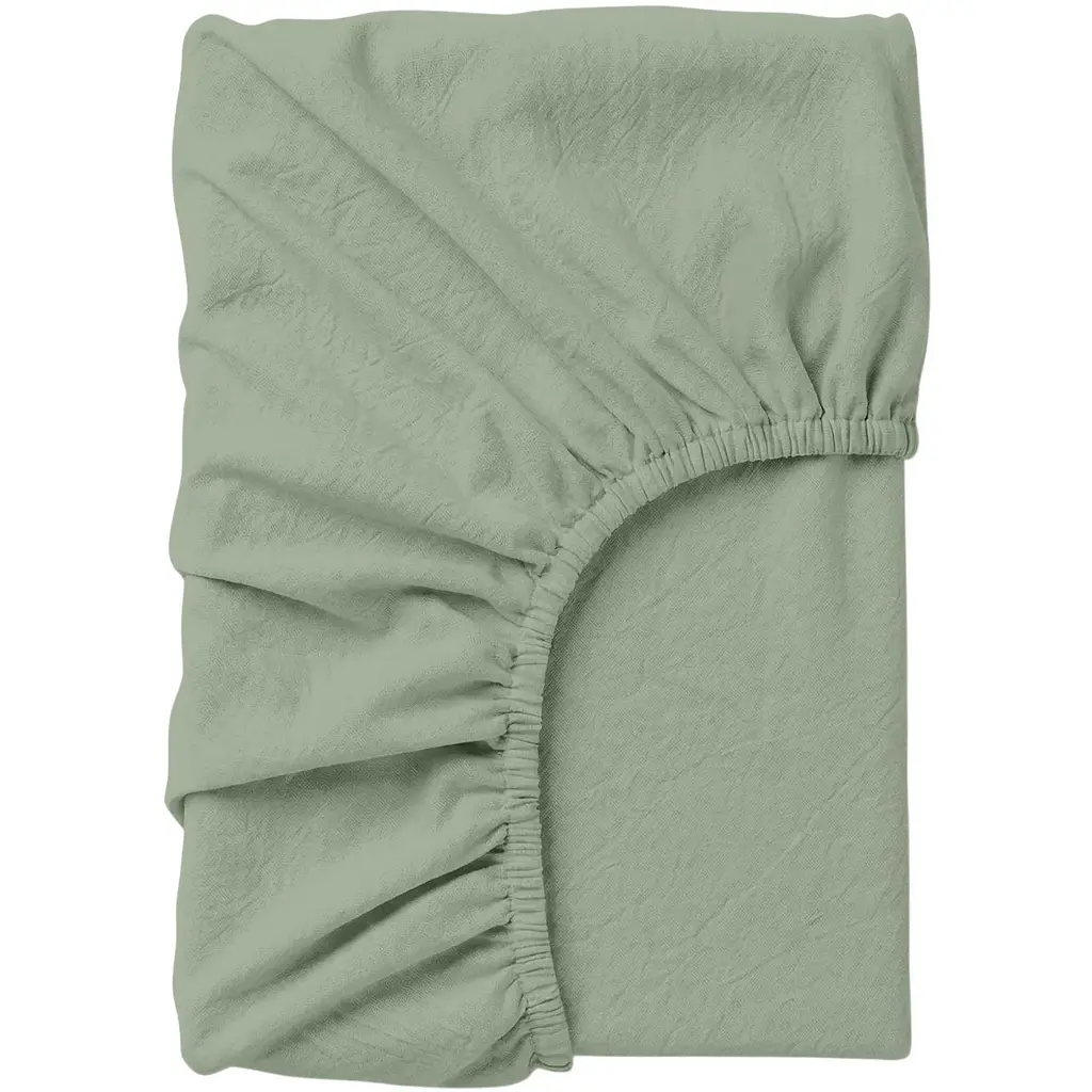 Простирадло на резинці з вареної бавовни Cosas Meditative 150х200х20 см (109WashedCottonMeditative_150x200x20)