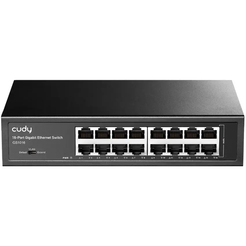 Комутатор Cudy GS1016, 16-Port Gigabit Metal Switch (GS1016) - фото 8