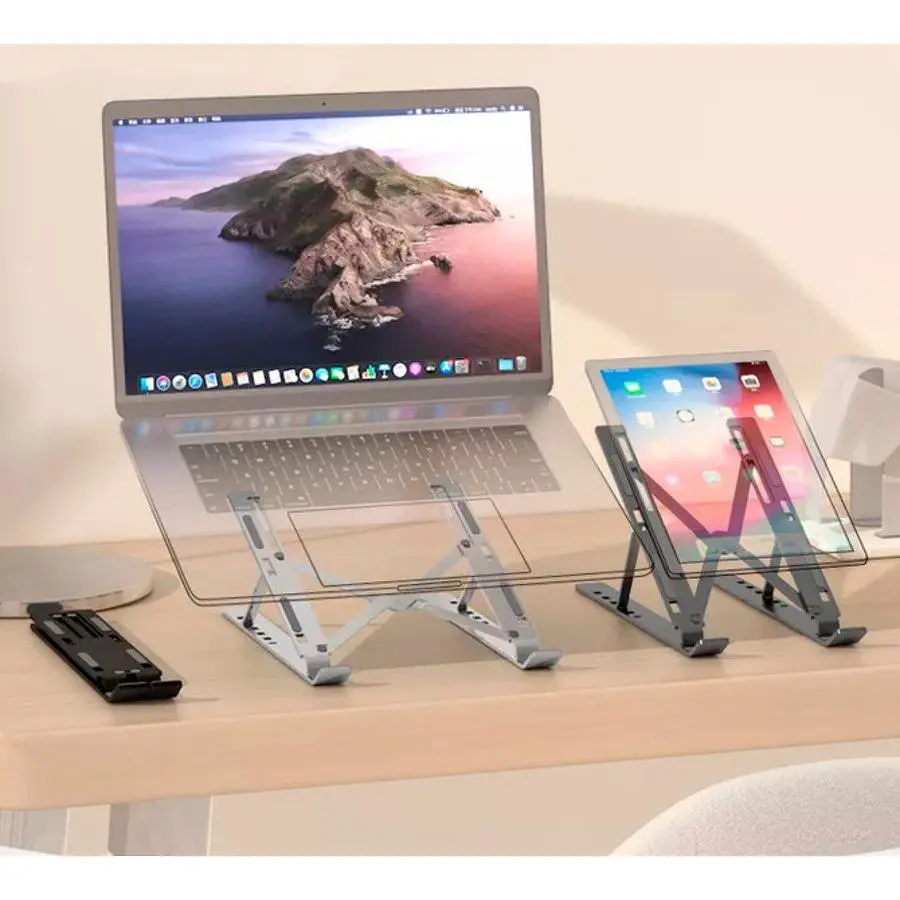 Підставка для ноутбука планшета OfficePro LS-320-B Alloy Aluminum Black - фото 6