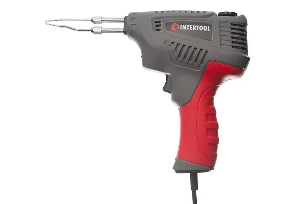 Паяльник импульсный электрический с насадками LED подсветка Intertool 3-в-1 200 Вт RT-2003 - фото 4