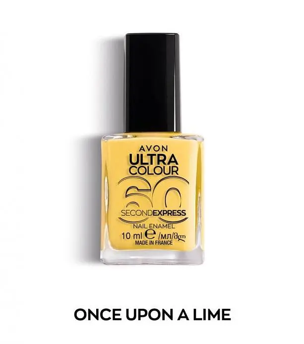Швидковисихаючий лак для нігтів Avon «УльтраКолір за 60 секунд» Once Upon A Lime,10 мл (158511524)