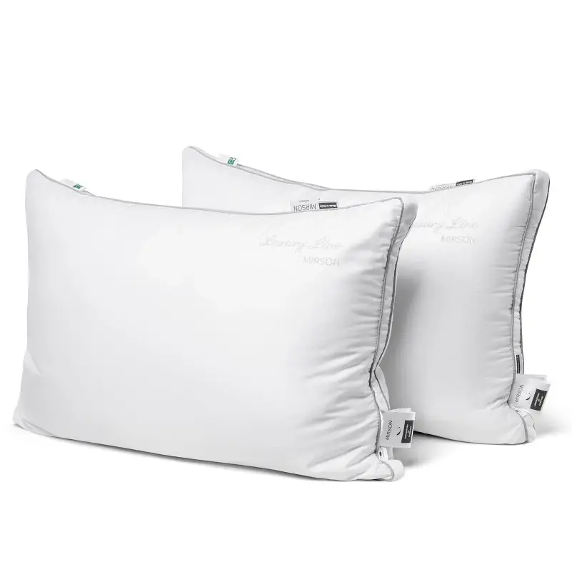 Подушка пуховая MirSon Luxury Exclusive №151 мягкая 50х70 см белая (2200000013613) - фото 4