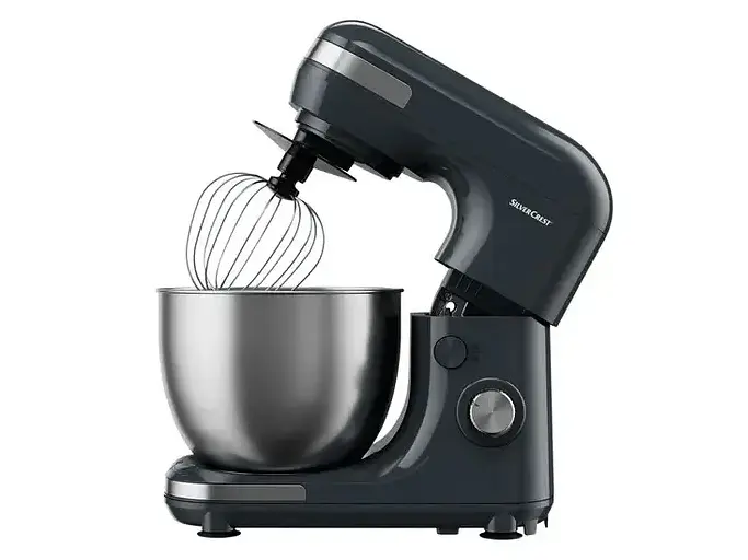Кухонный комбайн Silver Crest миксер тестомес SKM 600 A1 Black - фото 2