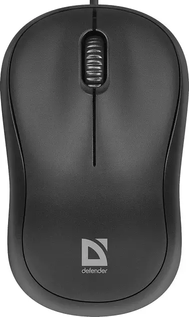 Миша Defender Patch MS-759, чорний, USB, оптична, 1000 dpi, 3 кнопки, 1.2 м (52759)