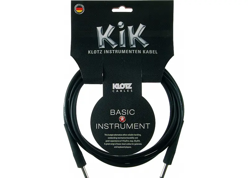 Инструментальный кабель Jack — Jack 4,5 м KLOTZ KIK4,5PPSW - фото 2