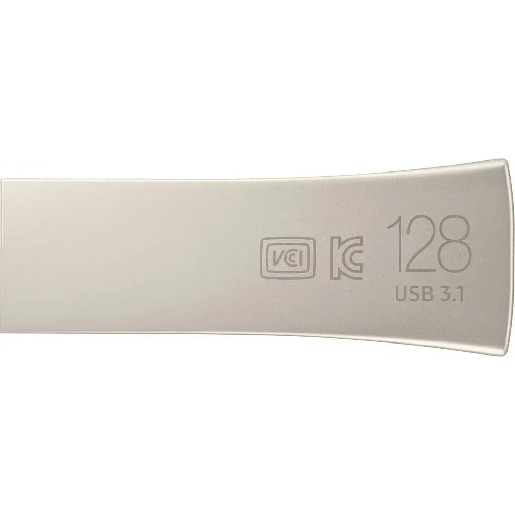 USB флеш-накопичувач Samsung Bar Plus 128GB USB-A 3.1 Champagne Silver [MUF-128BE3/APC] [136852] - фото 2