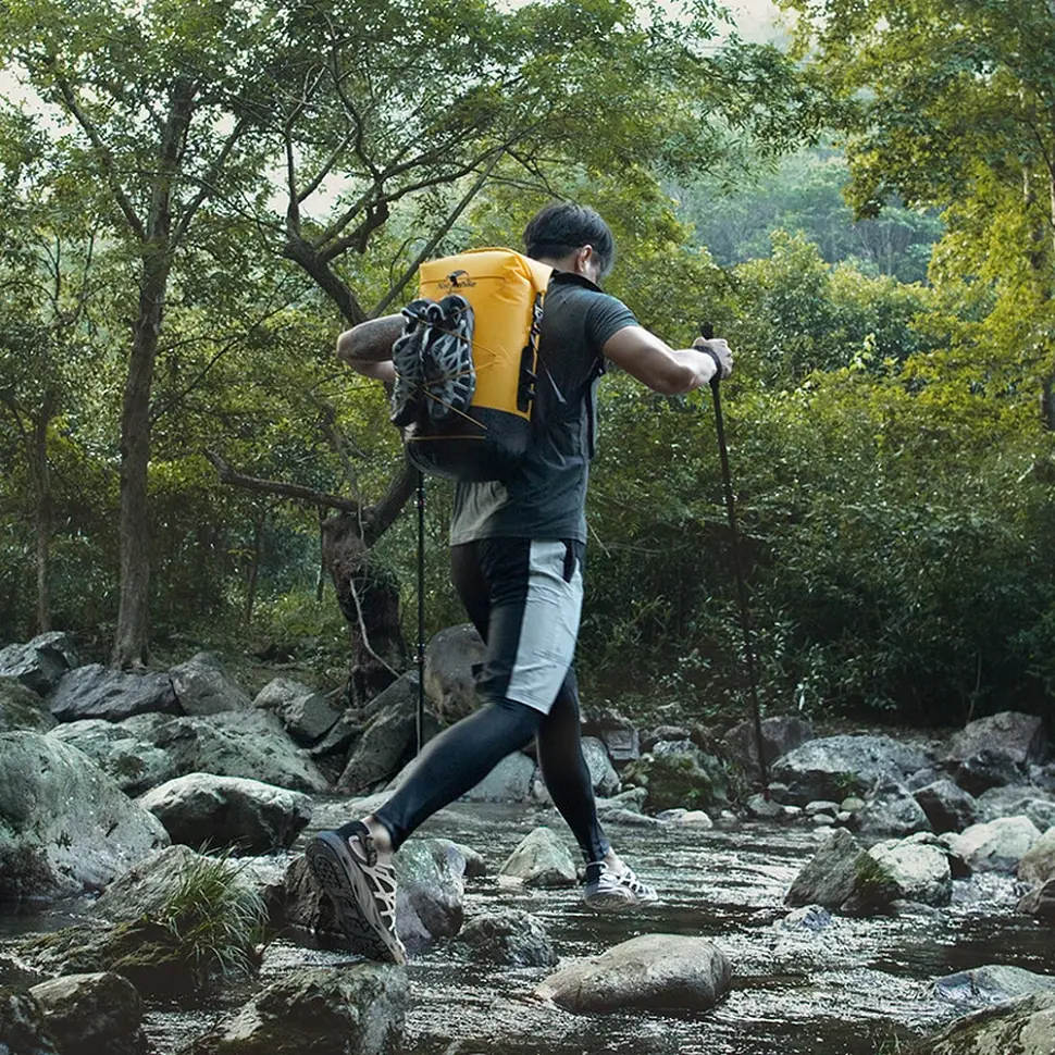 Рюкзак водонепроникний Naturehike NH21FSB04, 40л, бежевий - фото 2