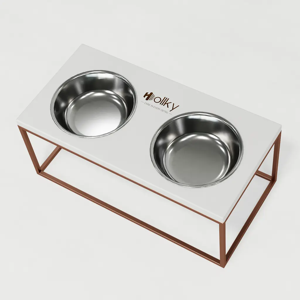 Hollky Base XL20 — миски на підставці для великих собак (2 × 1,8 л) - фото 6