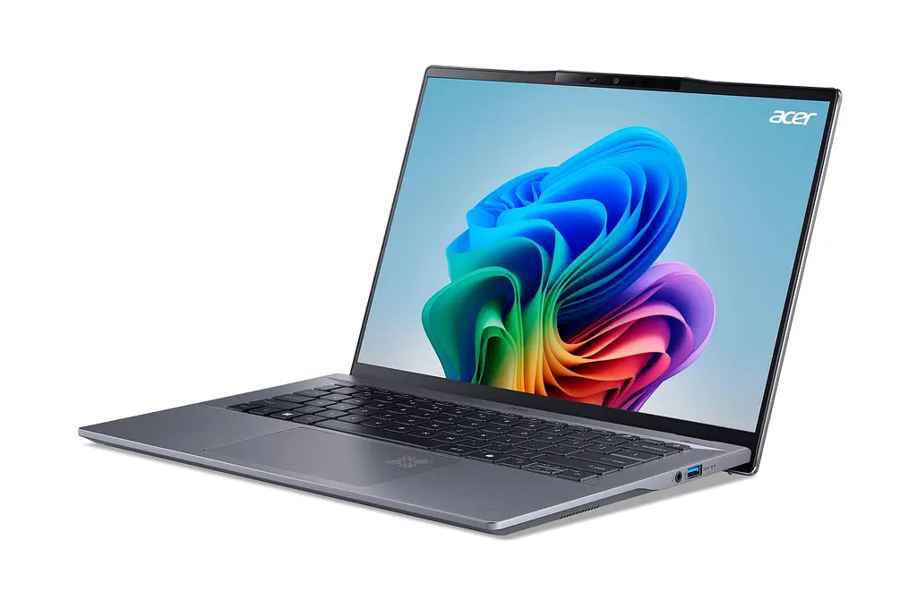 Ноутбук Acer Swift Go 14 AI SFG14-01 14.5' WQXGA IPS, Quallcomm X1P-42100, 16GB, F1TB, UMA, Win11, сірий (NX.KYXEU.005) - фото 2