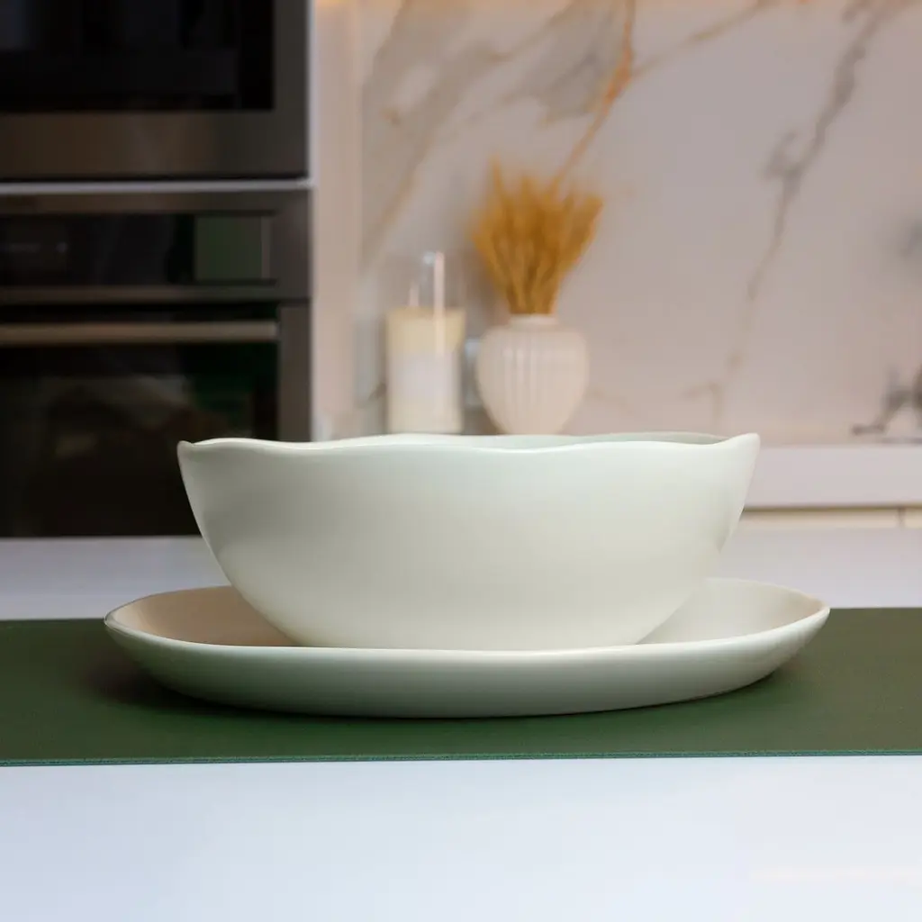 Тарелка глубокая МВМ My Home KP-31, 18 см, белая (KP-31 WHITE) - фото 5