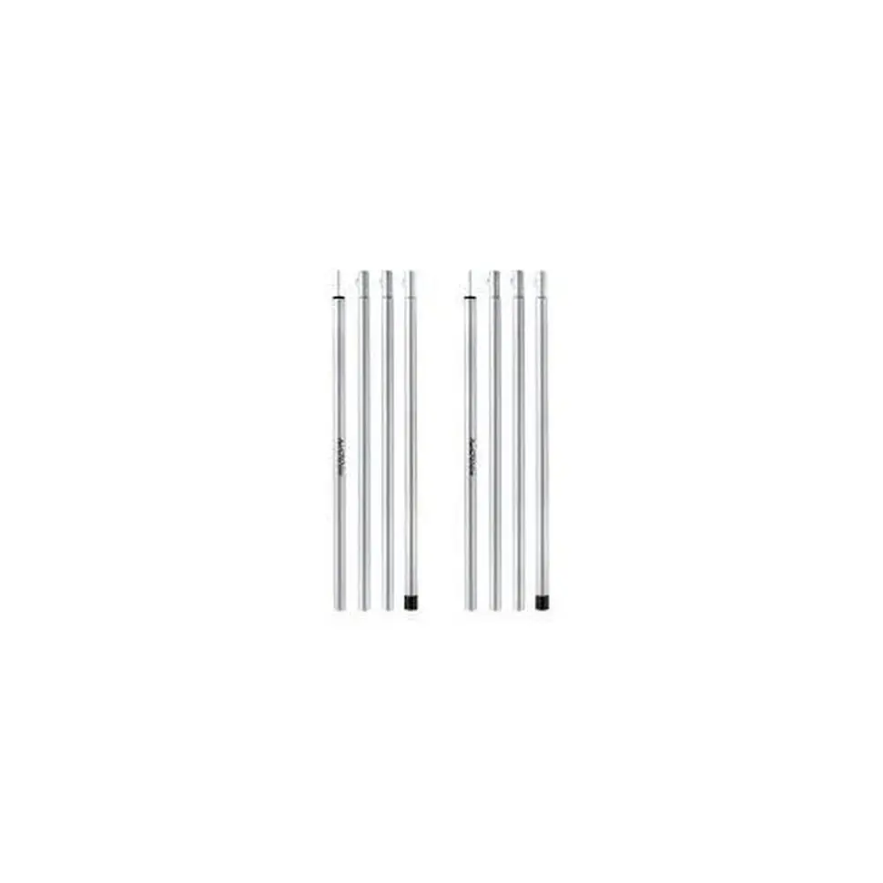 Стійки для тенту Naturehike Steel poles Updated NH19PJ042 сталеві оцинковані 25 мм х 2.4 м 2 шт. сірі - фото 2