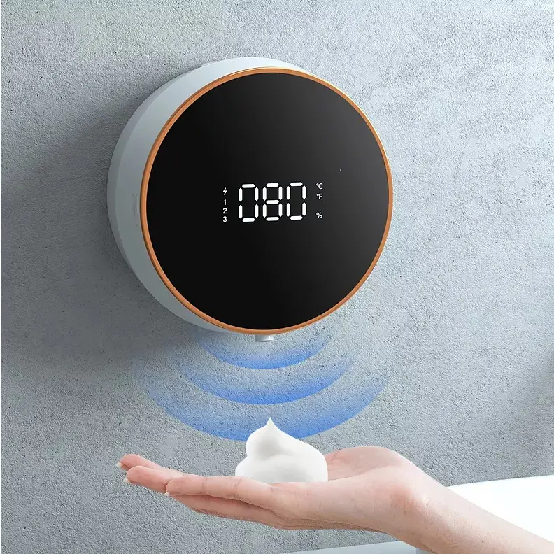 Сенсорний диспенсер настінний дозатор для мила Zhiya Soap Dispenser MYX-W1 White - фото 2