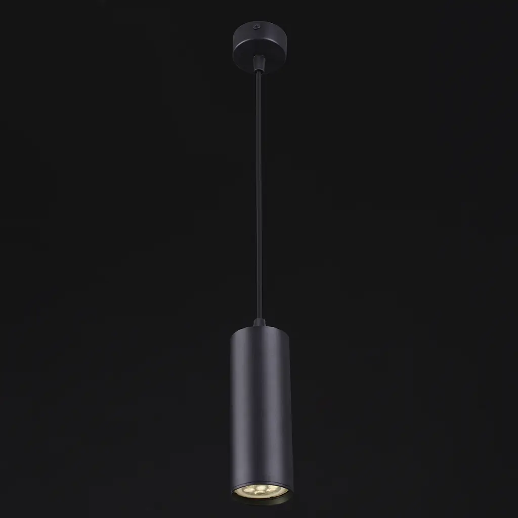 Люстра подвесная Brille тубус GU10 BK (AL-730/1) - фото 3