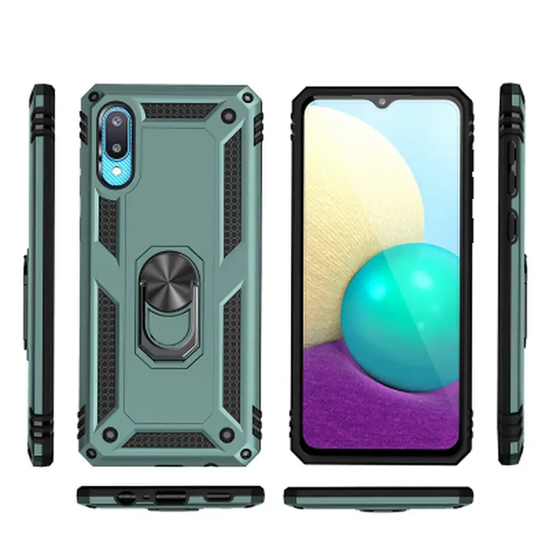 Чохол до мобільного телефона BeCover Military Samsung Galaxy A02 SM-A022 / M02 SM-M022 Dark Green (706641) - фото 2