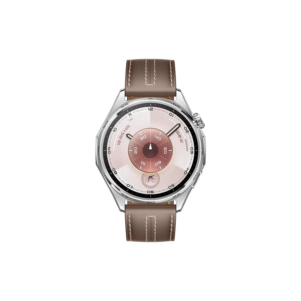 Смарт-годинник Huawei WATCH GT 6 46mm Brown Leather (55020FTW) - фото 2