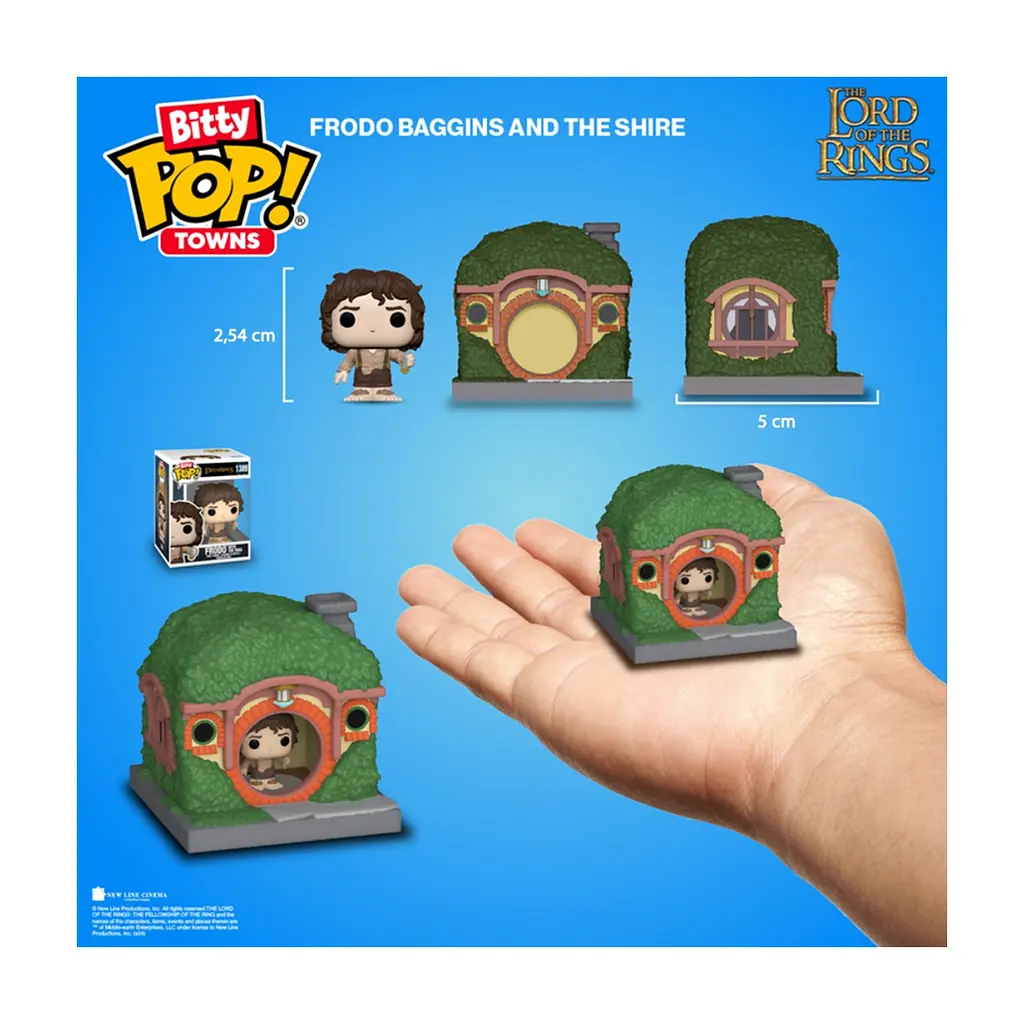 Фігурка Funko Pop набір Bitty POP! Town - Фродо Беггінс і хатинка (83685) - фото 5