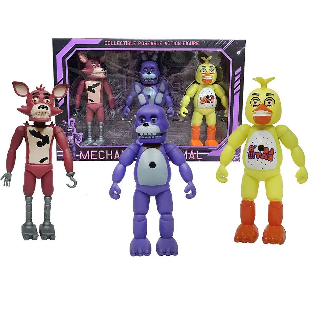 Набір Фігурок з Підсвіткою Аніматроніки Five Nights at Freddy's 5 ночей із Фредді Фнаф - фото 2