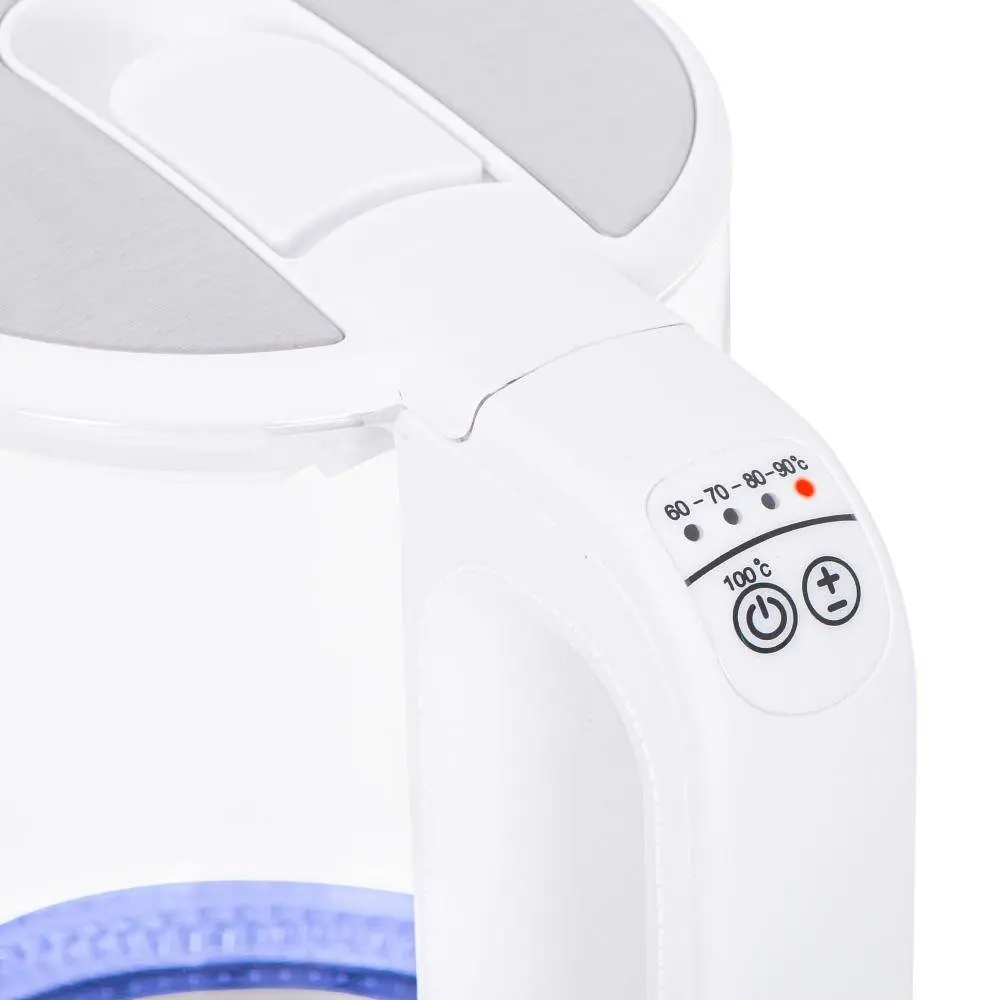 Електрочайник Mesko MS 1301 white з регулятором темп. - фото 6