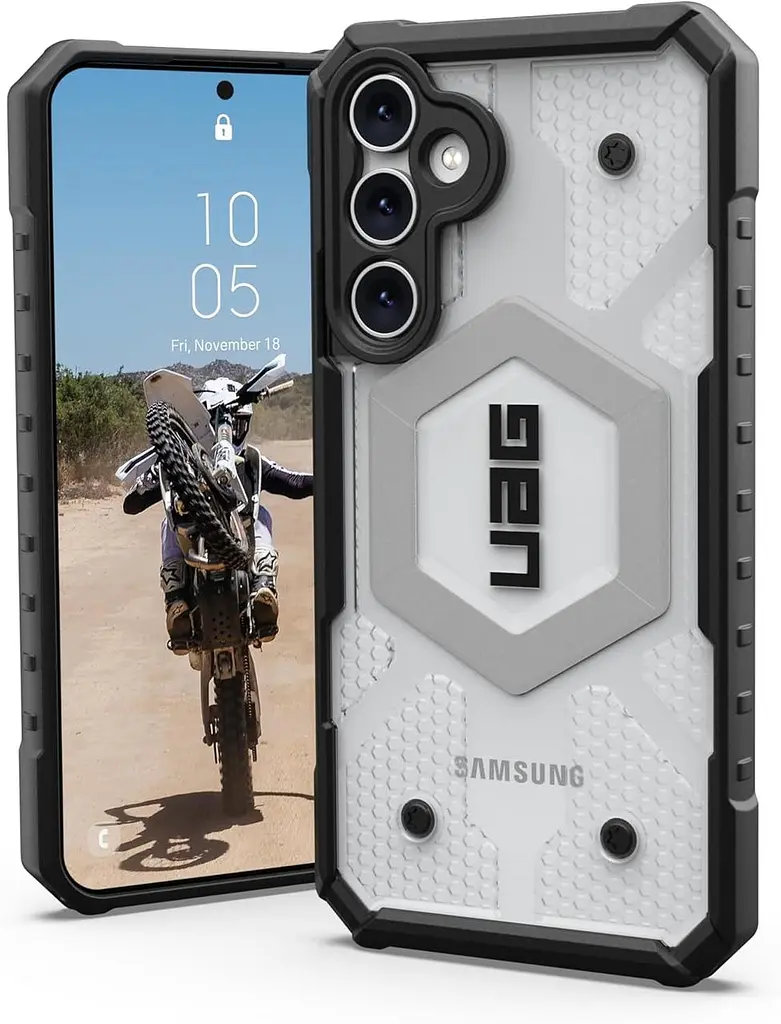 Оригінальний протиударний чохол UAG Pathfinder для Samsung Galaxy S23 FE (S711) Clear Ice 214410114343 - фото 9