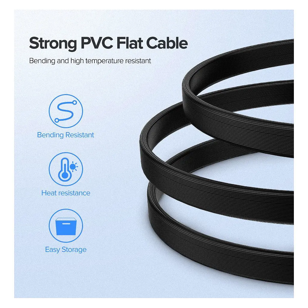 Кабель для передачі даних SATA 3 Data Cable 0.5m 90° corner US217 Black Ugreen (30797) - фото 4