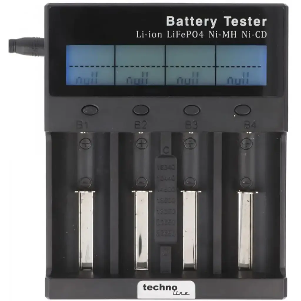 Зарядное устройство Technoline BC3500 для аккумуляторов AA, AAA,АААА, 18650 Li-Ion LiFePO4, 4  канала, тест емкости - фото 2