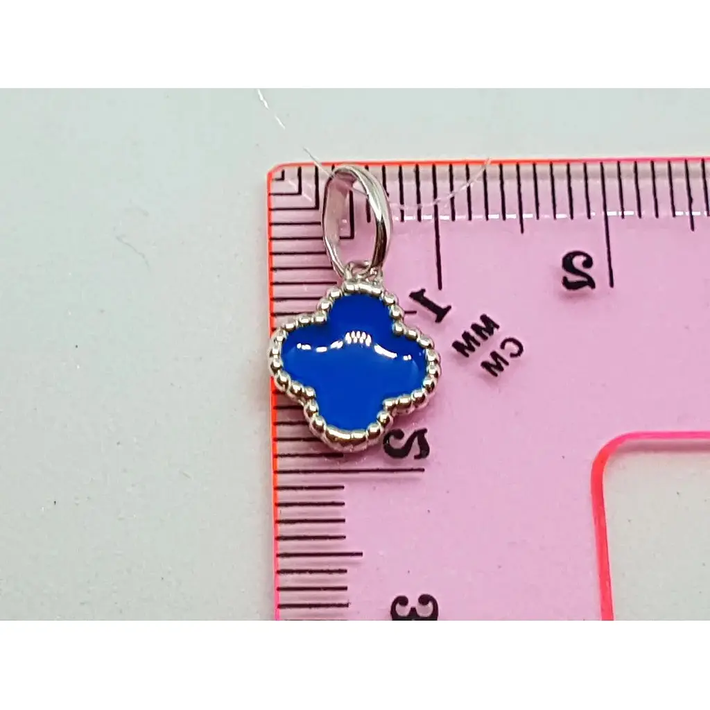 Срібна підвіска Qvaliz Конюшина з емаллю. 903-01002 - фото 2