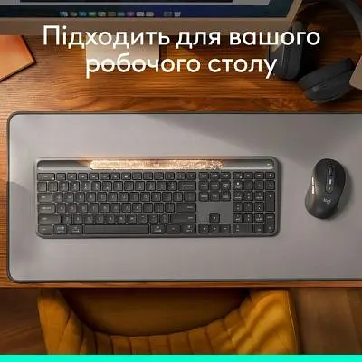 Клавіатура Logitech Slim Solar+ Bluetooth Graphite (920-013764) - фото 8