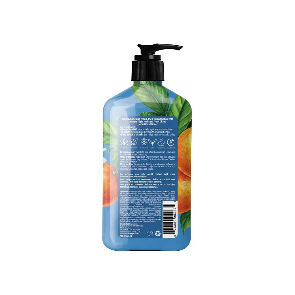 Кондиціонер "потрійне зволоження" для сухого волосся Hempz 500 ml (2565-03) - фото 2