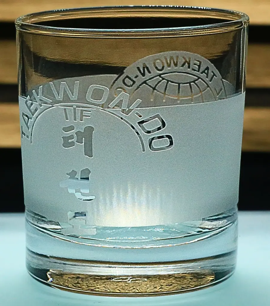 Склянка 300 мл Теквандо ITF з гравіюванням скляний стакан подарунок для спортсмена тренера - фото 6