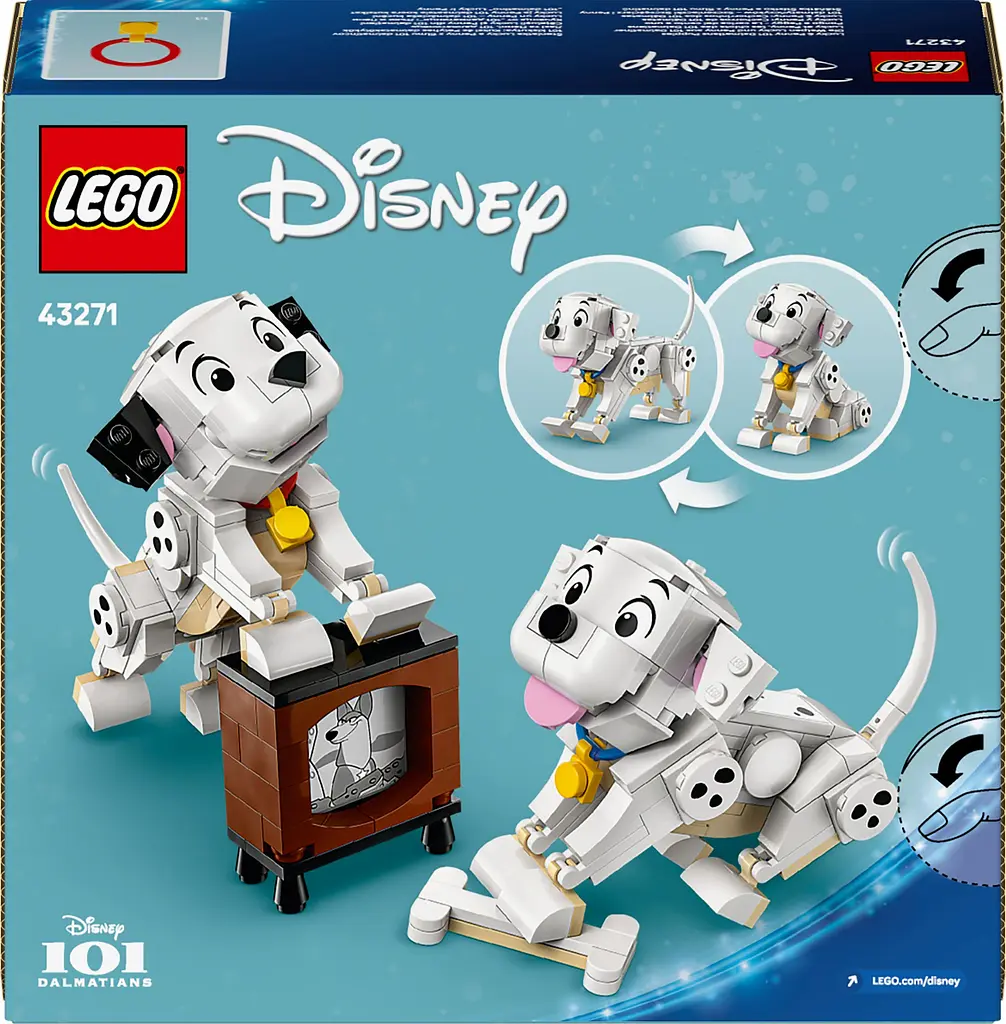 Конструктор LEGO Disney Classic Лаки и Пенни. 101 далматинец 268 деталей (43271) - фото 3