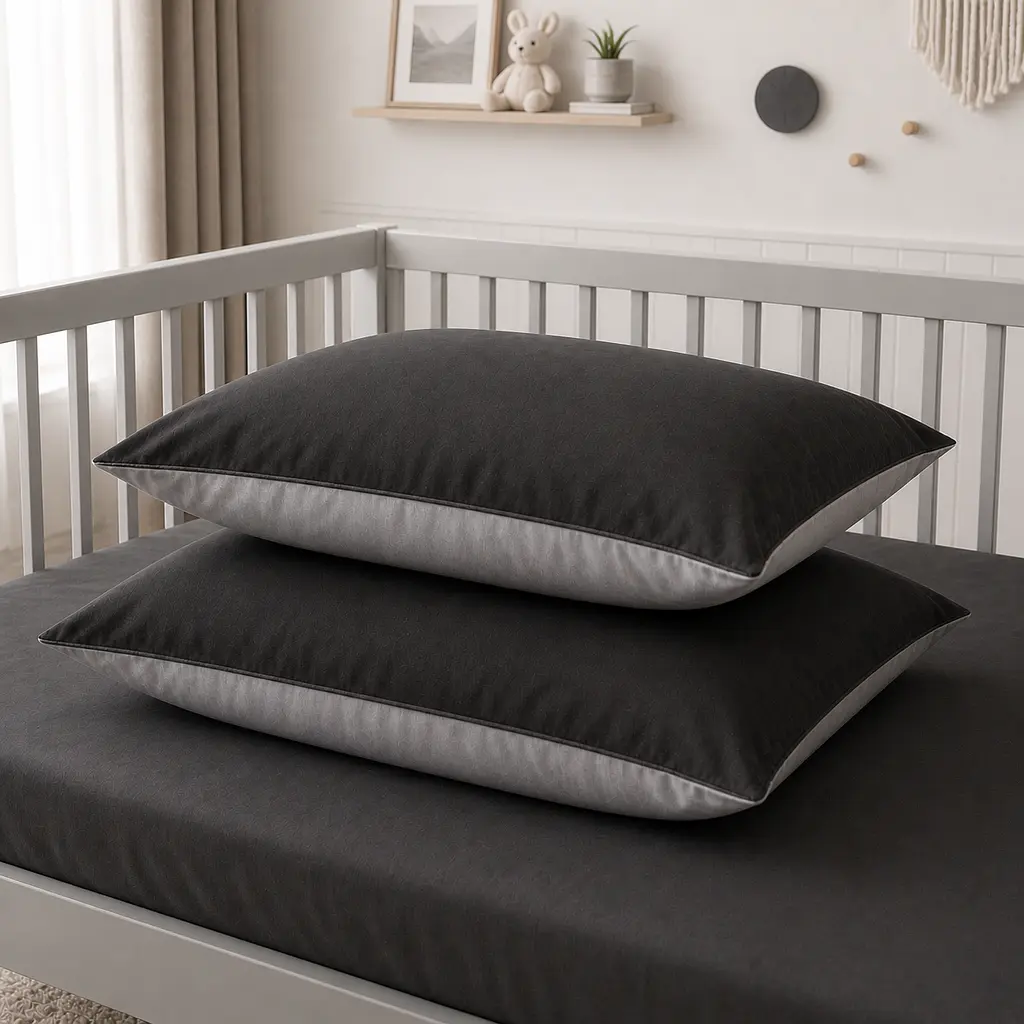 Дитяча постільна білизна MIRSON BABY фланель Black/Marengo 110х160см (2200012799673) - фото 7
