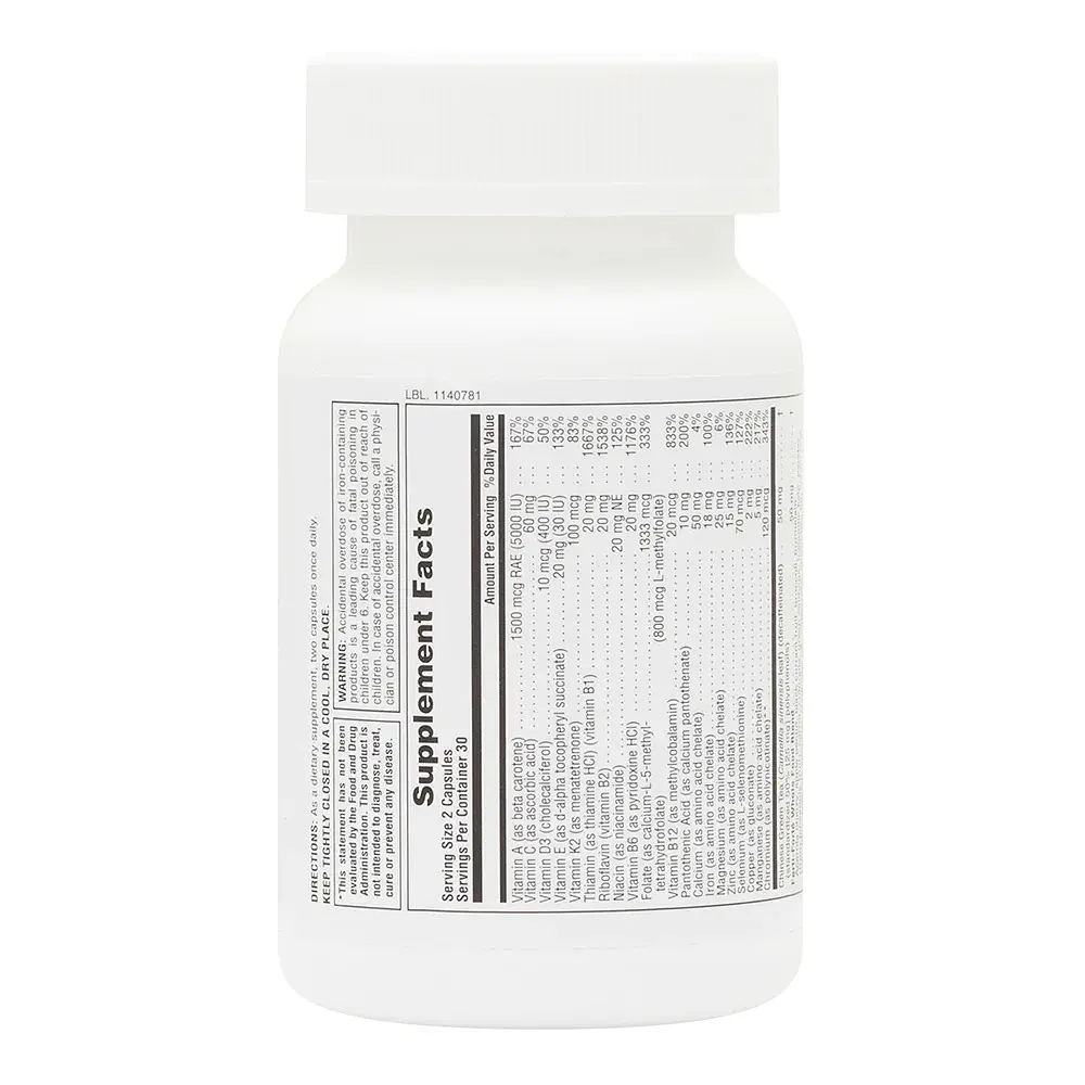 Витамины и минералы Natures Plus ProCreation Female Fertility Support, 60 капсул - фото 2