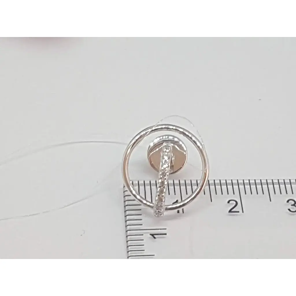 Срібні пуссети Dear з фіанітами. 3364.1 - фото 5