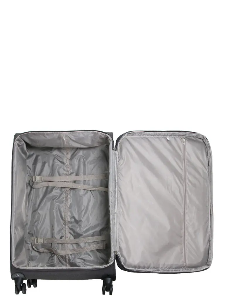 Валіза Гігант (XL) тканинна Airtex Worldline Tirana 608 на 4 колесах 75x46x28см 100л Сірий - фото 9