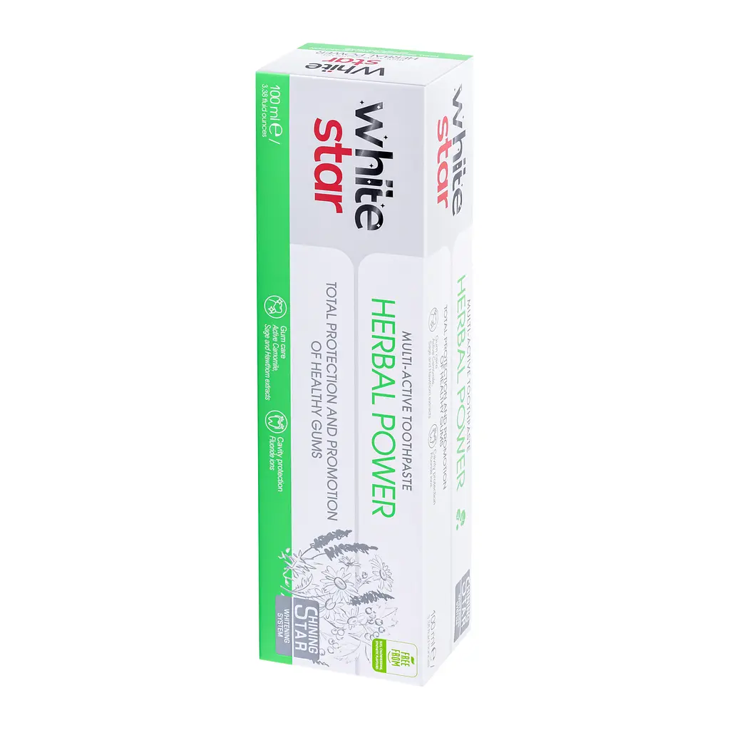 Мультиактивна зубна паста White Star Herbal Power 100 мл - фото 5